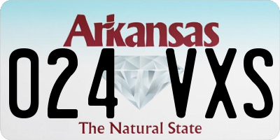 AR license plate 024VXS