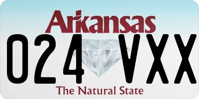 AR license plate 024VXX