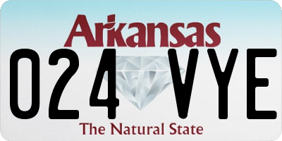 AR license plate 024VYE