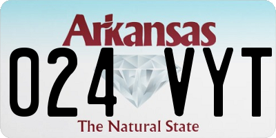 AR license plate 024VYT