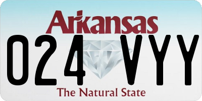 AR license plate 024VYY