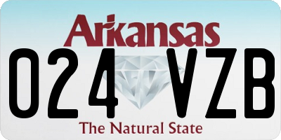 AR license plate 024VZB