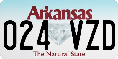 AR license plate 024VZD