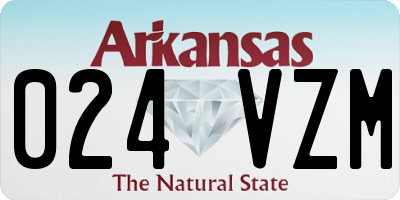 AR license plate 024VZM
