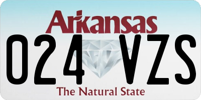 AR license plate 024VZS