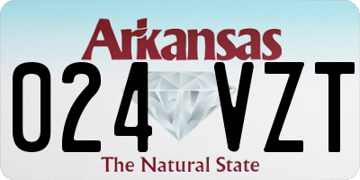 AR license plate 024VZT