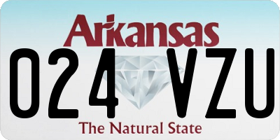 AR license plate 024VZU