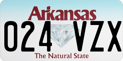 AR license plate 024VZX