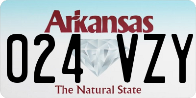AR license plate 024VZY