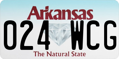 AR license plate 024WCG