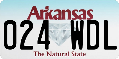 AR license plate 024WDL