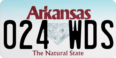 AR license plate 024WDS
