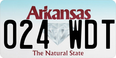 AR license plate 024WDT
