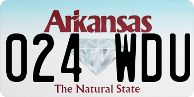 AR license plate 024WDU