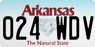 AR license plate 024WDV