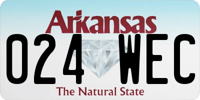 AR license plate 024WEC