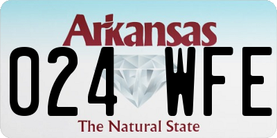 AR license plate 024WFE