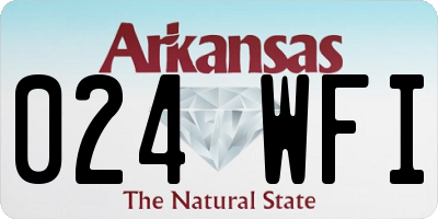 AR license plate 024WFI
