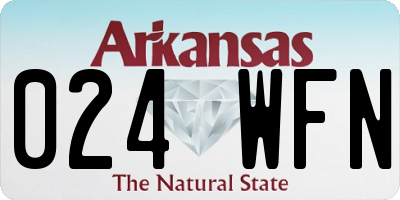 AR license plate 024WFN