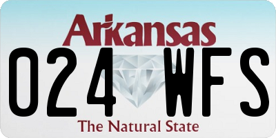 AR license plate 024WFS