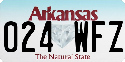 AR license plate 024WFZ