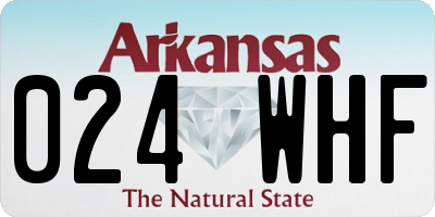 AR license plate 024WHF