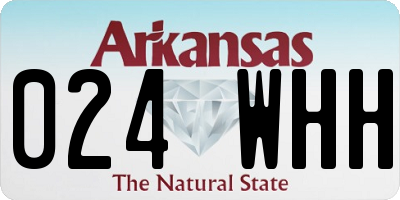 AR license plate 024WHH