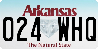 AR license plate 024WHQ