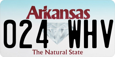 AR license plate 024WHV