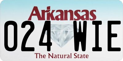 AR license plate 024WIE