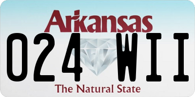 AR license plate 024WII