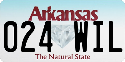 AR license plate 024WIL