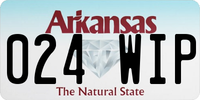 AR license plate 024WIP