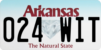 AR license plate 024WIT