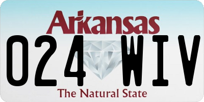 AR license plate 024WIV