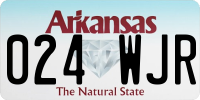 AR license plate 024WJR