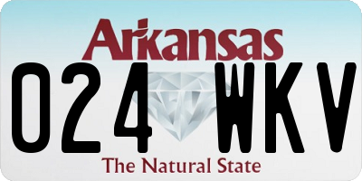AR license plate 024WKV