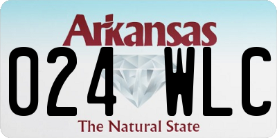 AR license plate 024WLC