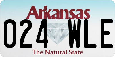 AR license plate 024WLE