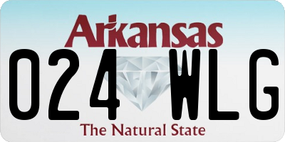 AR license plate 024WLG