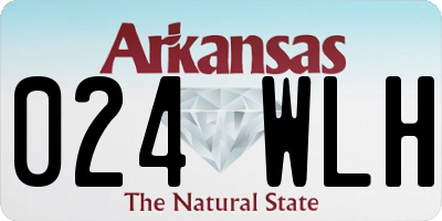 AR license plate 024WLH