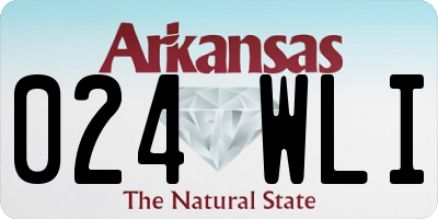 AR license plate 024WLI