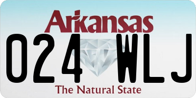 AR license plate 024WLJ