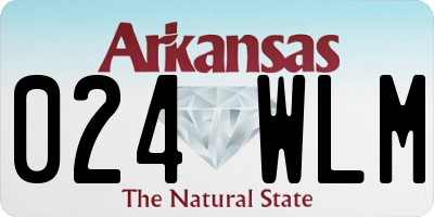 AR license plate 024WLM