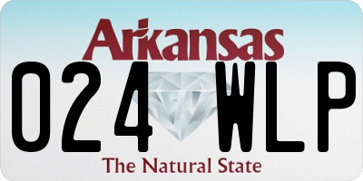 AR license plate 024WLP