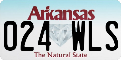 AR license plate 024WLS