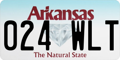 AR license plate 024WLT