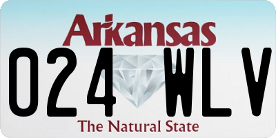 AR license plate 024WLV