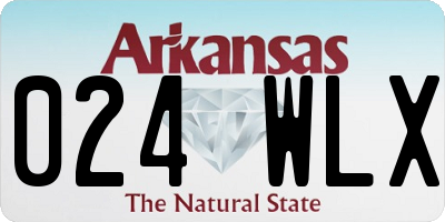 AR license plate 024WLX