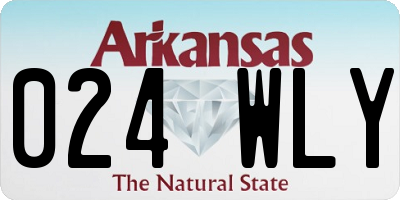 AR license plate 024WLY